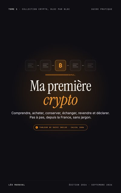Couverture du livre Ma première crypto, de Léo Maraval